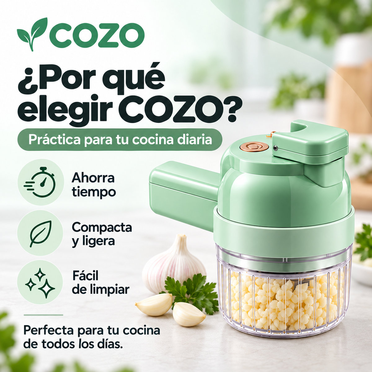 Cozo Pro - Picadora inalámbrica